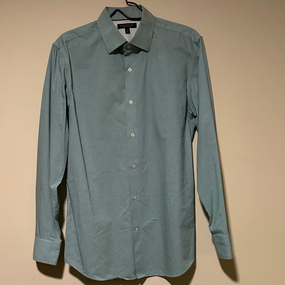 Banana Republic Teal Dress Shirt